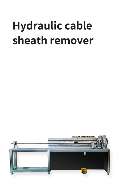 Hydraulic cable sheath remover